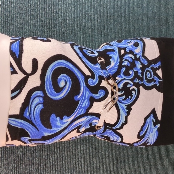 Caché Tube Top With Chain Detail - Picture 2 of 10